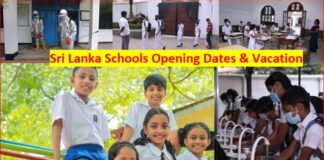 Sri Lanka Schools Re Opening Dates