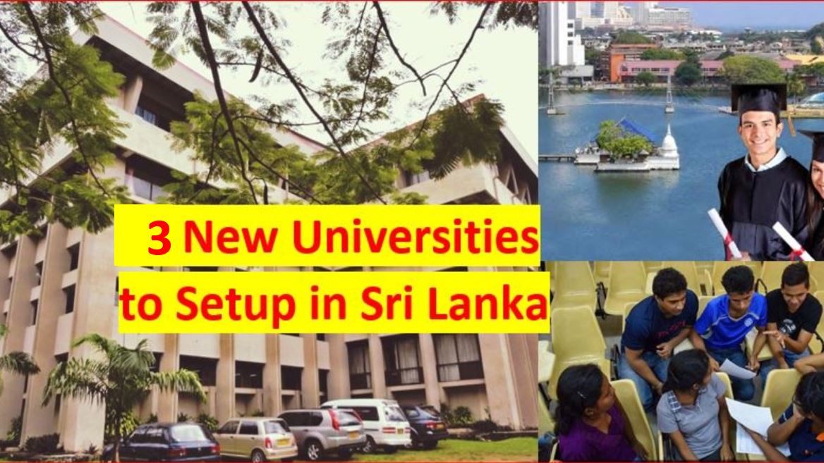 Sri Lanka to setup 3 new universities UGC