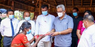 President Gotabaya Rajapaksa goes North for Discussion with the Village program