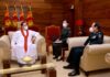 China's Minister of Defence, Wei Fenghe had bilateral discussions with Prime Minister Mahinda Rajapaksa