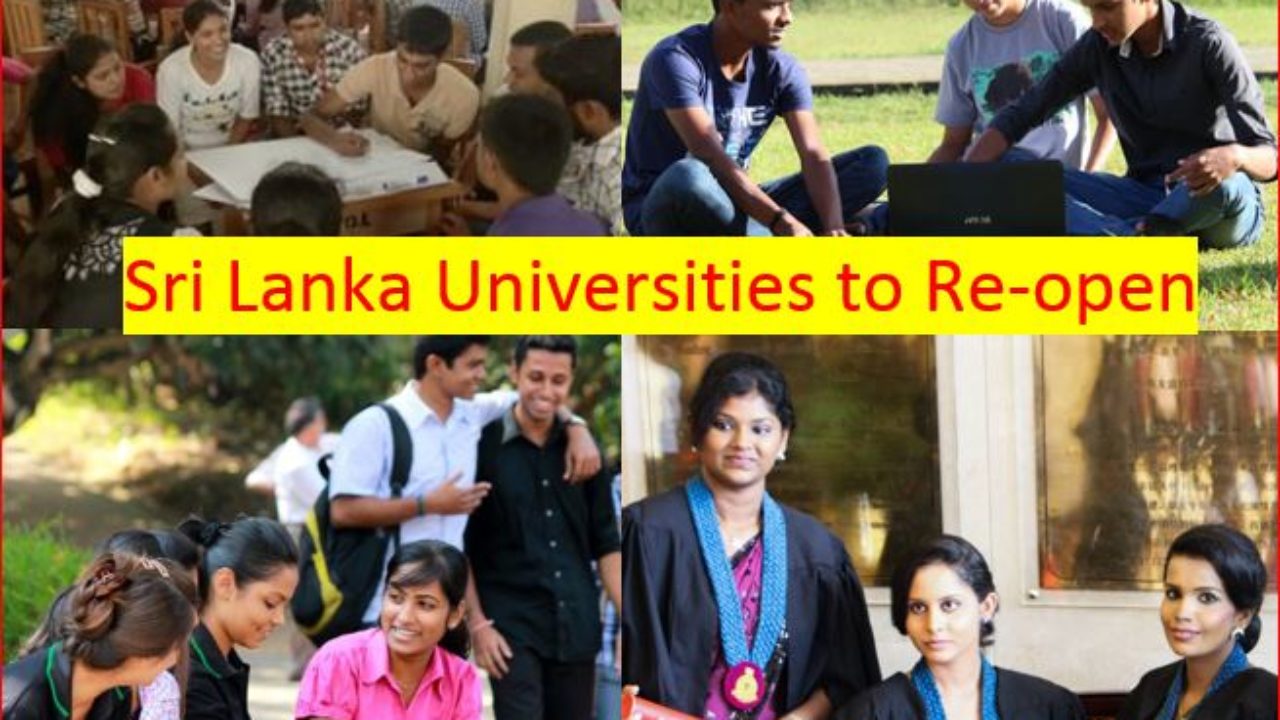Sri Lanka to reopen universities from November