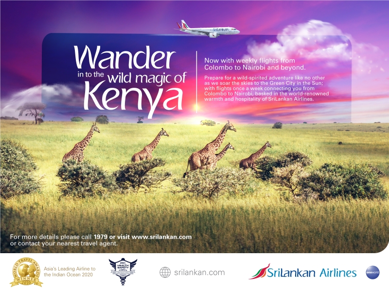 SriLankan Airlines launches flights to Nairobi Kenya