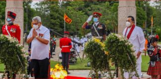 Sri Lanka National War Heroes Commemoration under the patronage of President and Prime Minister