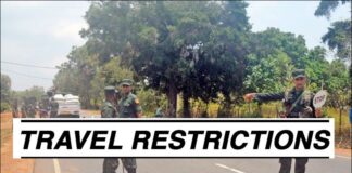 Sri Lanka imposed Travel Restrictions Lock down situation islandwide