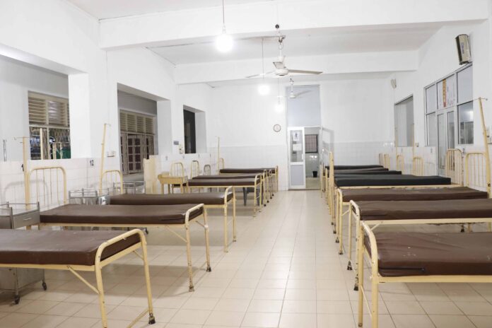 Army renovated a Ward for COVID patients in Awissawella Base Hospital