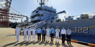 Indian Naval Ship INS Sarvekshak arrives at Colombo for Survey Assistance