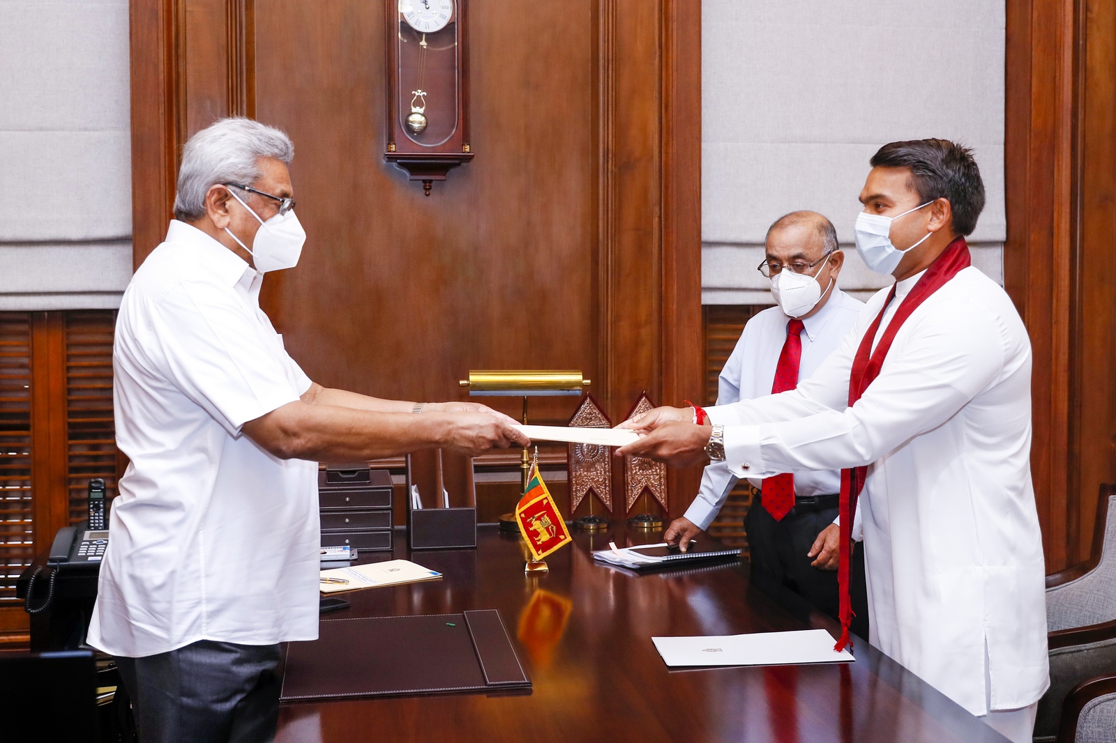 Minister Namal Rajapaksa sworn in as State Minister of Digital Technology and Entrepreneur Development