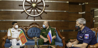 Outgoing Russian Military Air and Naval Attaché calls on Commander of the Navy