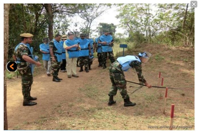Sri Lanka Army to Declare Country Free from Mines & Explosives by 2022