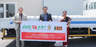 Sri Lanka Embassy in Doha facilitates the first shipment of 150 Oxygen Cylinders and Pulse Oximeters to Sri Lanka