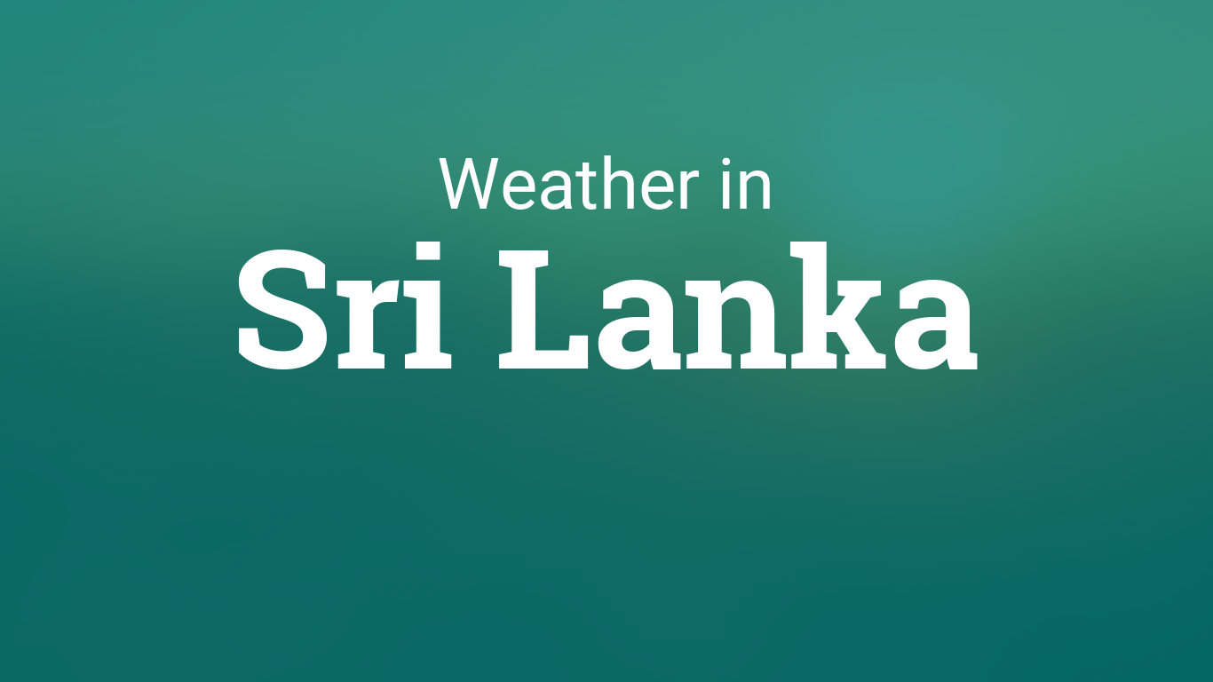 Weather Sri Lanka