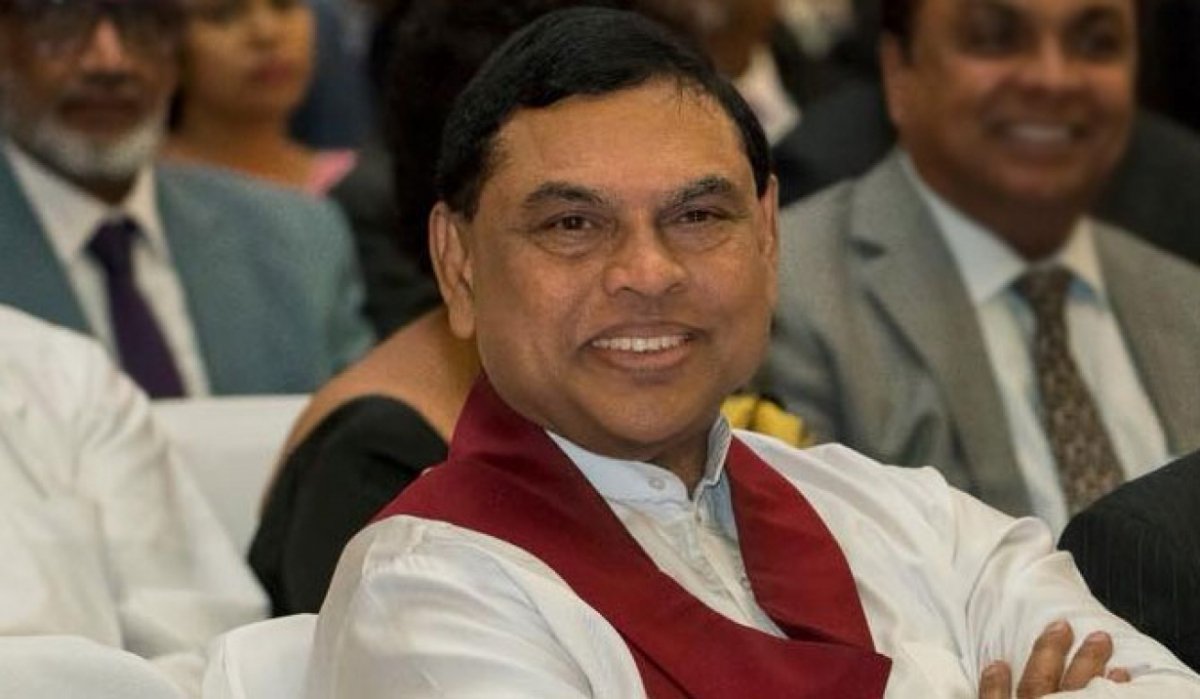 Basil Rajapaksa sworn in as the the new Finance Minister