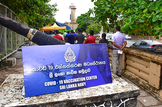 Sri Lanka Navy supports COVID19 vaccination drive