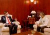 High Commissioner of India to Sri Lanka Gopal Baglay calls on Foreign Minister Prof. G.L. Peiris