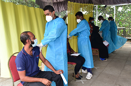 Sri Lanka Navy pledges continued support for COVID-19 vaccination drive
