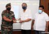 Jaffna ‘Thiyahie’ Charitable Trust Chairman Donates Rs 10 m to ‘Itukama’ Fund thru Army Chief