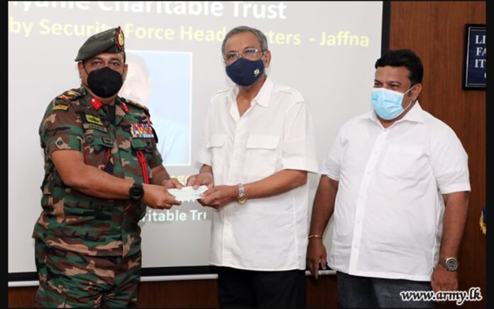 Jaffna ‘Thiyahie’ Charitable Trust Chairman Donates Rs 10 m to ‘Itukama’ Fund thru Army Chief