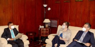 The US Ambassador calls on the Foreign Minister
