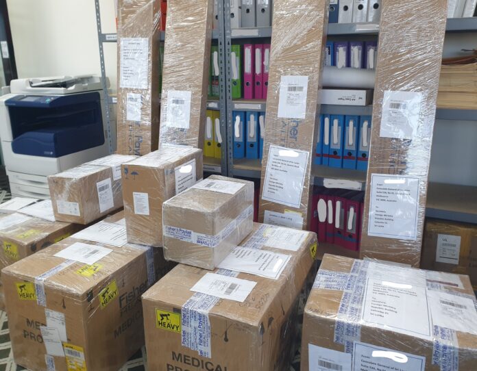 Medical equipment donated by Sri Lankan community in Australia sent to Sri Lanka