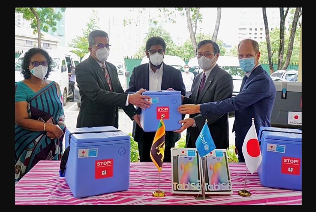 Health Ministry received second batch of cold chain equipment from UNICEF with funding from Japan