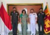 Sri Lankan military officers receives Masters Degree scholarships at Indonesia Defence University