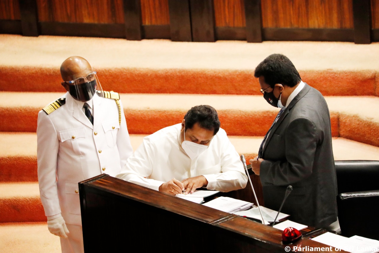 Jayantha Ketagoda sworn in as a Member of Parliament