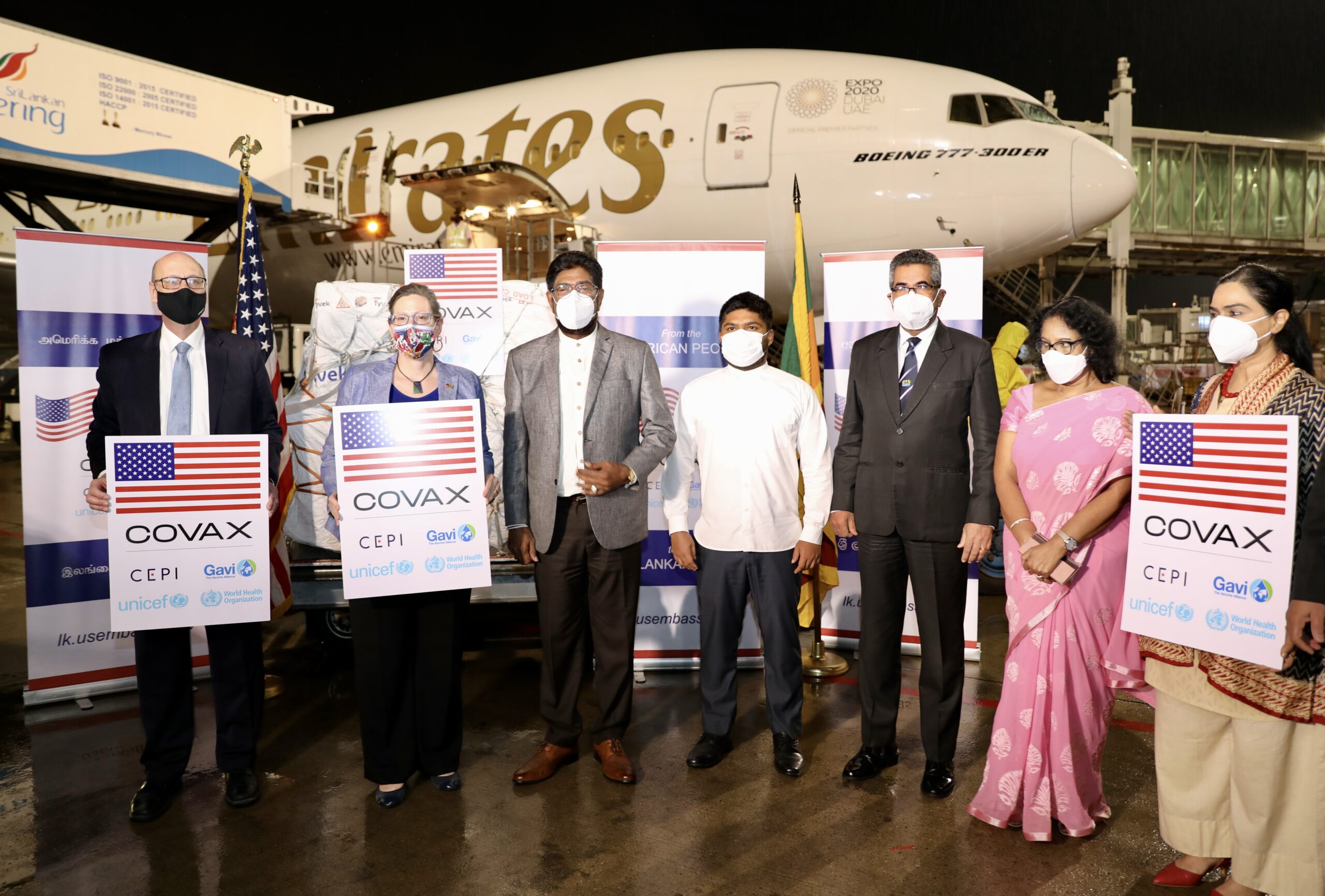 The U.S. donates nearly 800,000 Pfizer-BioNTech vaccines to Sri Lanka