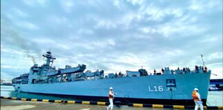 Six Indian Naval vessels arrive in Sri Lanka