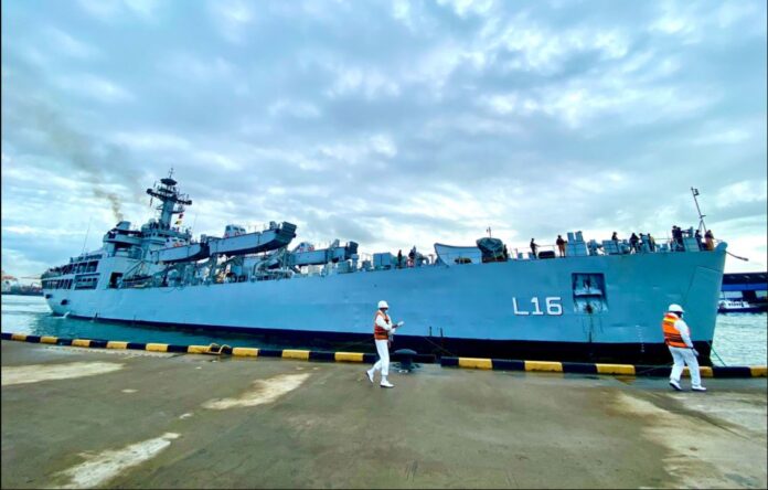 Six Indian Naval vessels arrive in Sri Lanka