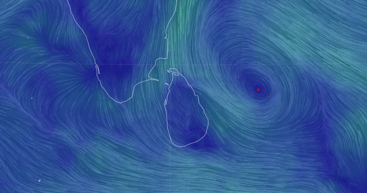 Expect heavy rains above 100 mm and Strong Winds due to low pressure area in Bay of Bengal
