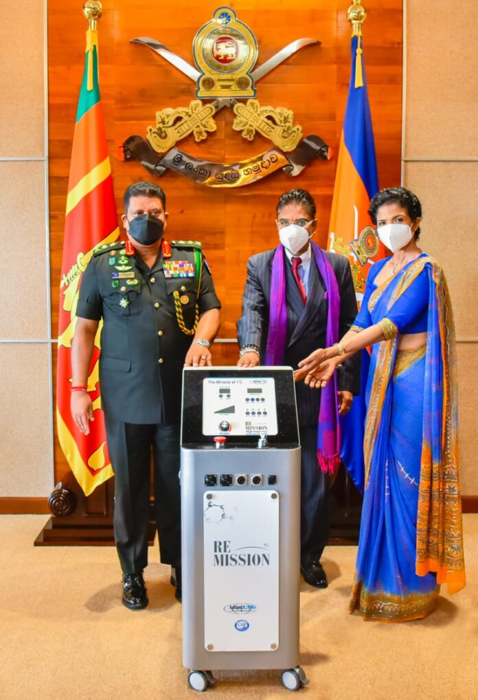 Sri Lanka’s Former Ambassador in Korea Donates Cancer Detection Equipment