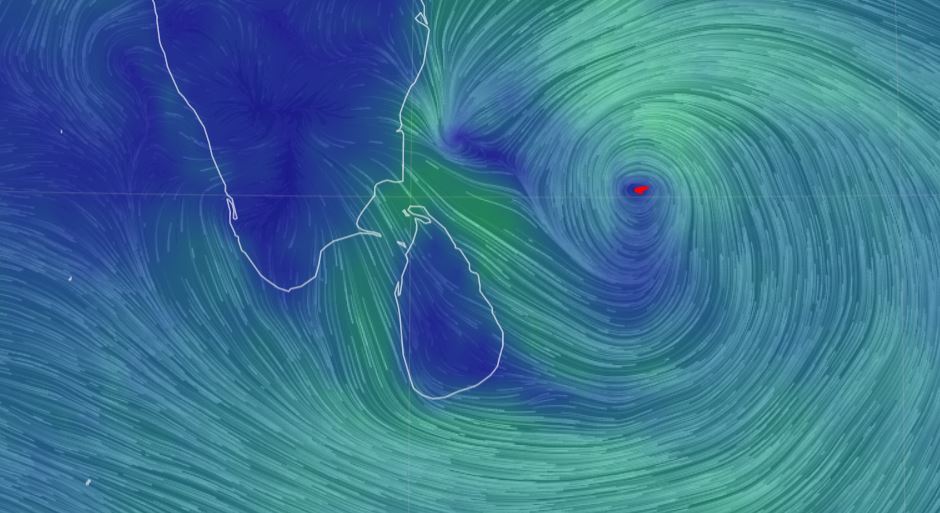 Winds speed can increase up to (40-50) kmph due to Cyclone Asani