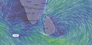 Low Pressure Area Bay Of Bengal close to Sri Lanka
