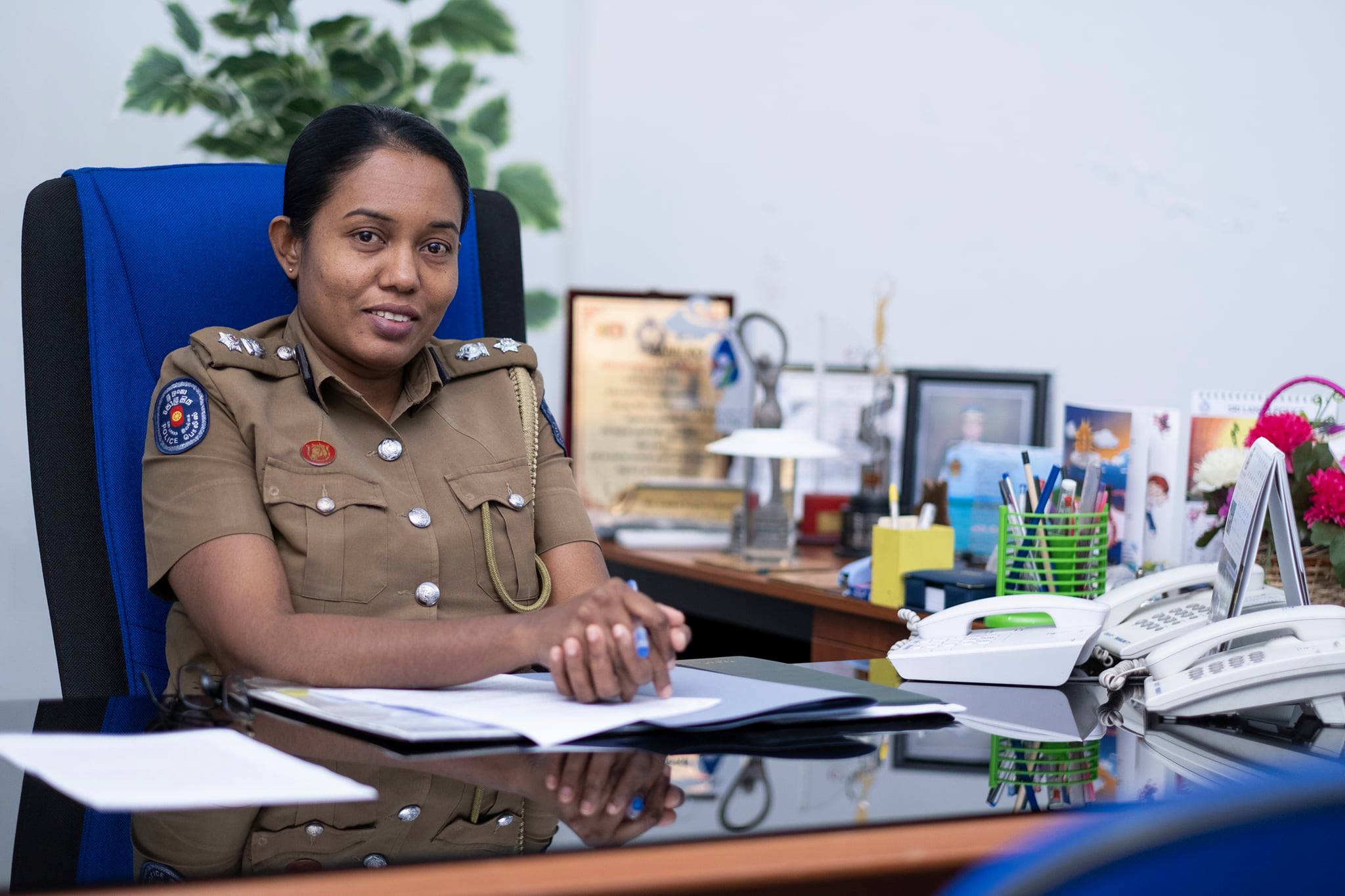 SSP Lanka Rajini Amarasena appointed as the first female Director of Police HQ