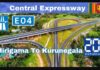 Central Expressway Meerigama to Kurunegala stretch to open