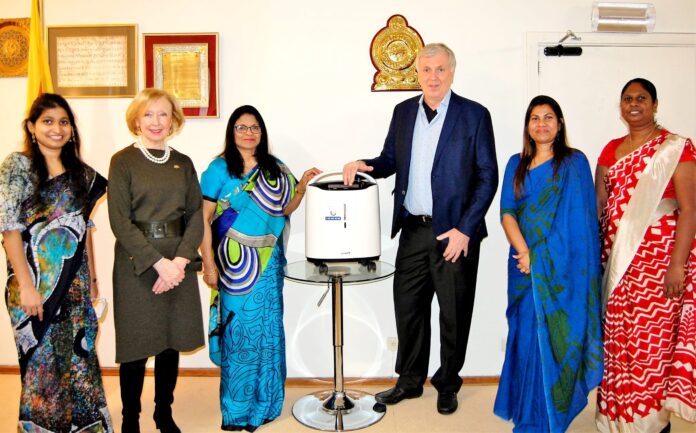 Hospital Without Borders donated Oxygen Concentrators to Sri Lanka