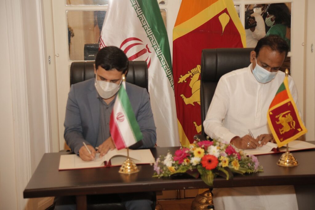 Sri Lanka and Iran signed MoU to settle the outstanding payments from Ceylon Petroleum Corporation to National Iranian Oil Company