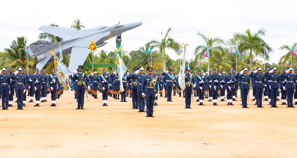 153 officers passed out in a single group, setting a new milestone in Sri Lanka Air Force history