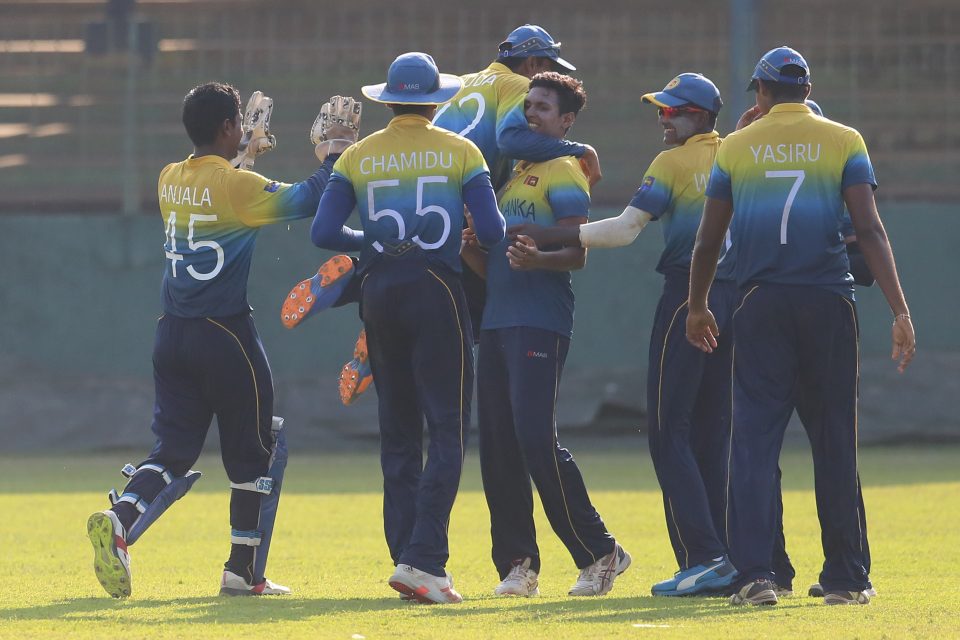 Sri Lanka U19 Team left to take part the World Cup