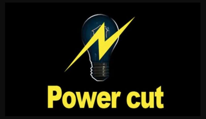 Power cut several areas due to technical fault
