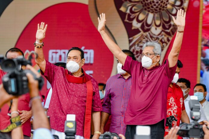 Gotabaya Rajapaksa and Mahinda Rajapaksa