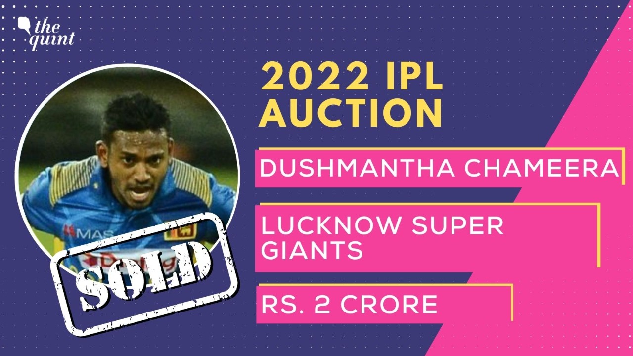 Dushmantha Chameera Sold for Lucknow Super Giants