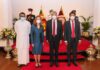 U.S. Ambassador Chung Presents Credentials to President Rajapaksa