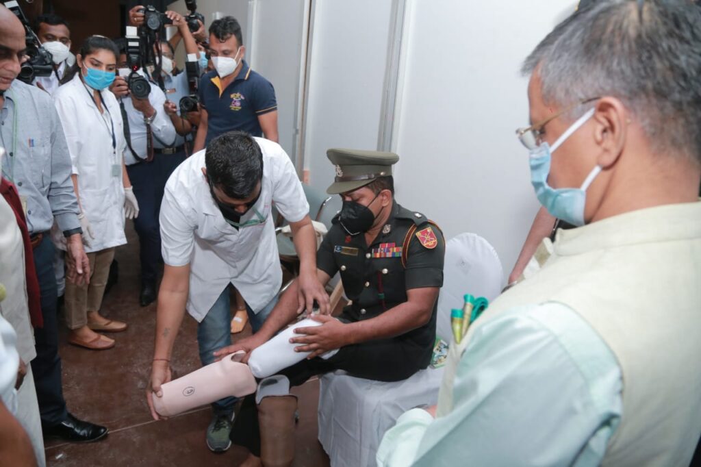 Artificial Limb Camp by India