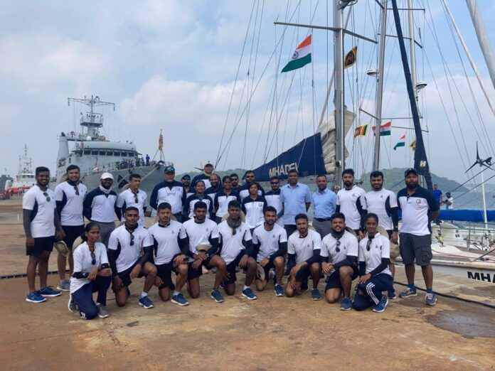Five Indian Navy Sailing Vessels Visit Sri Lanka