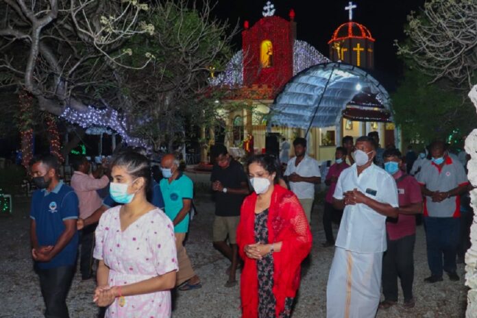 Annual feast of St. Anthony’s Church in Kachchativu Island Sri Lanka