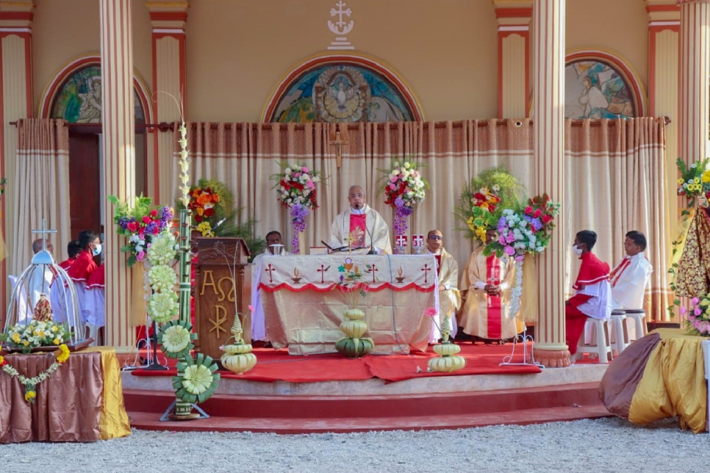 Annual feast of St. Anthony’s Church in Kachchativu Island Sri Lanka