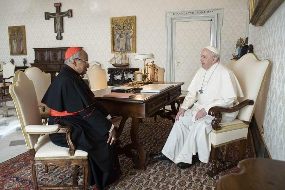 Pope extends support to Cardinal Malcolm Ranjith on his fight for justice to Easter Sunday victims