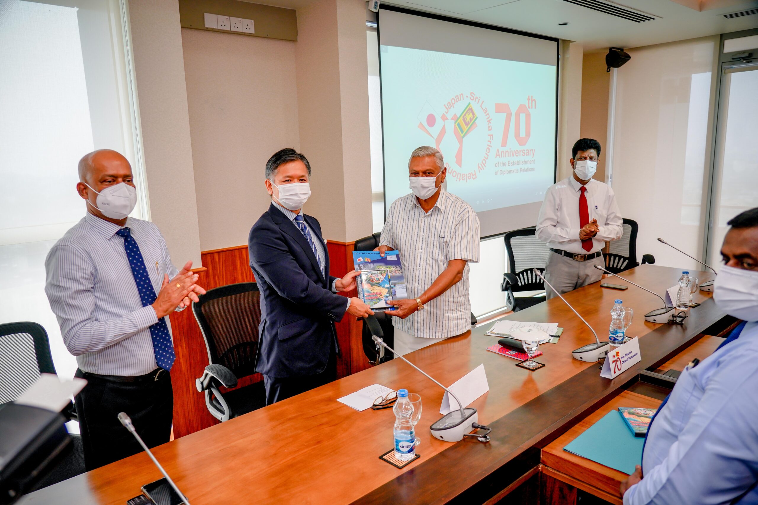 A launching ceremony of the movie on “Disaster Risk Reduction” produced by JICA Sri Lanka was held on 11 March 2022