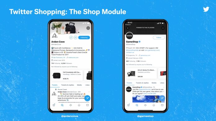 Twitter launches a beta experiment Twitter Shops